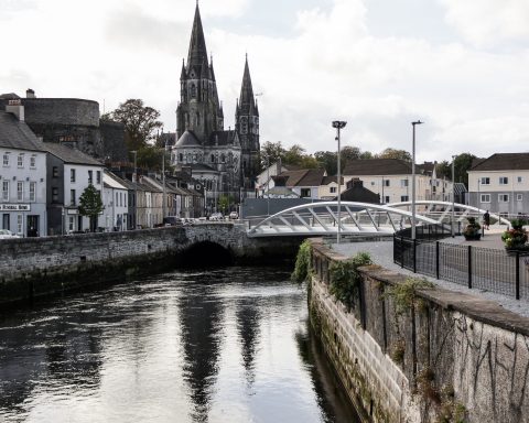 View of river & St Fin Barre's Cathederal