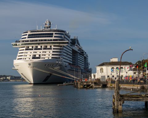 MSC Virtuosa in Cobh, Ireland